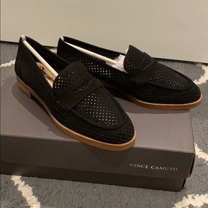 Black Nubuck Loafers